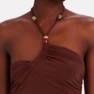 A.L.C asymmetric halter tube top